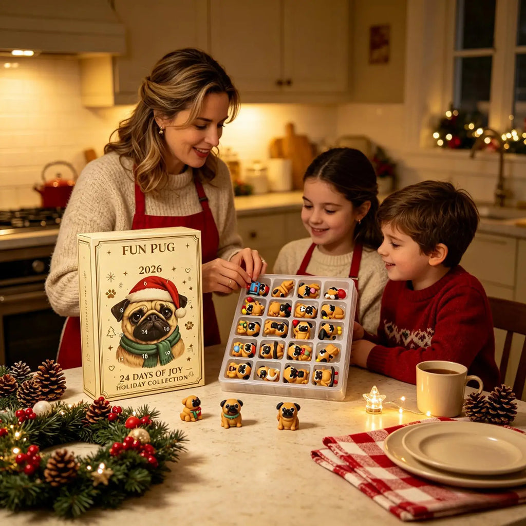 Mops Adventskalender Mit Mini Sammelfiguren | Weihnachten