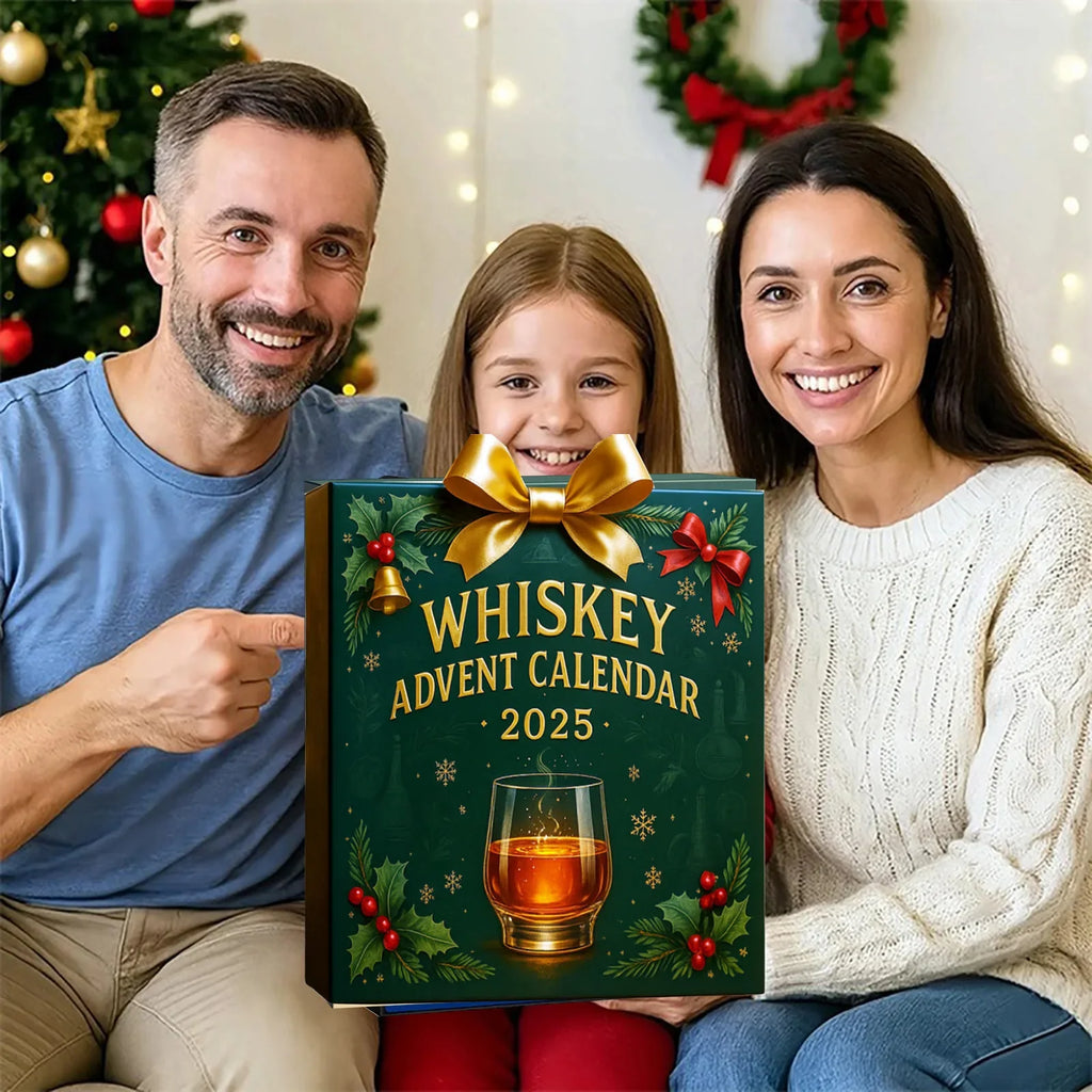 Adventskalender Mit Whiskyflaschen Dekorationen | Weihnachten