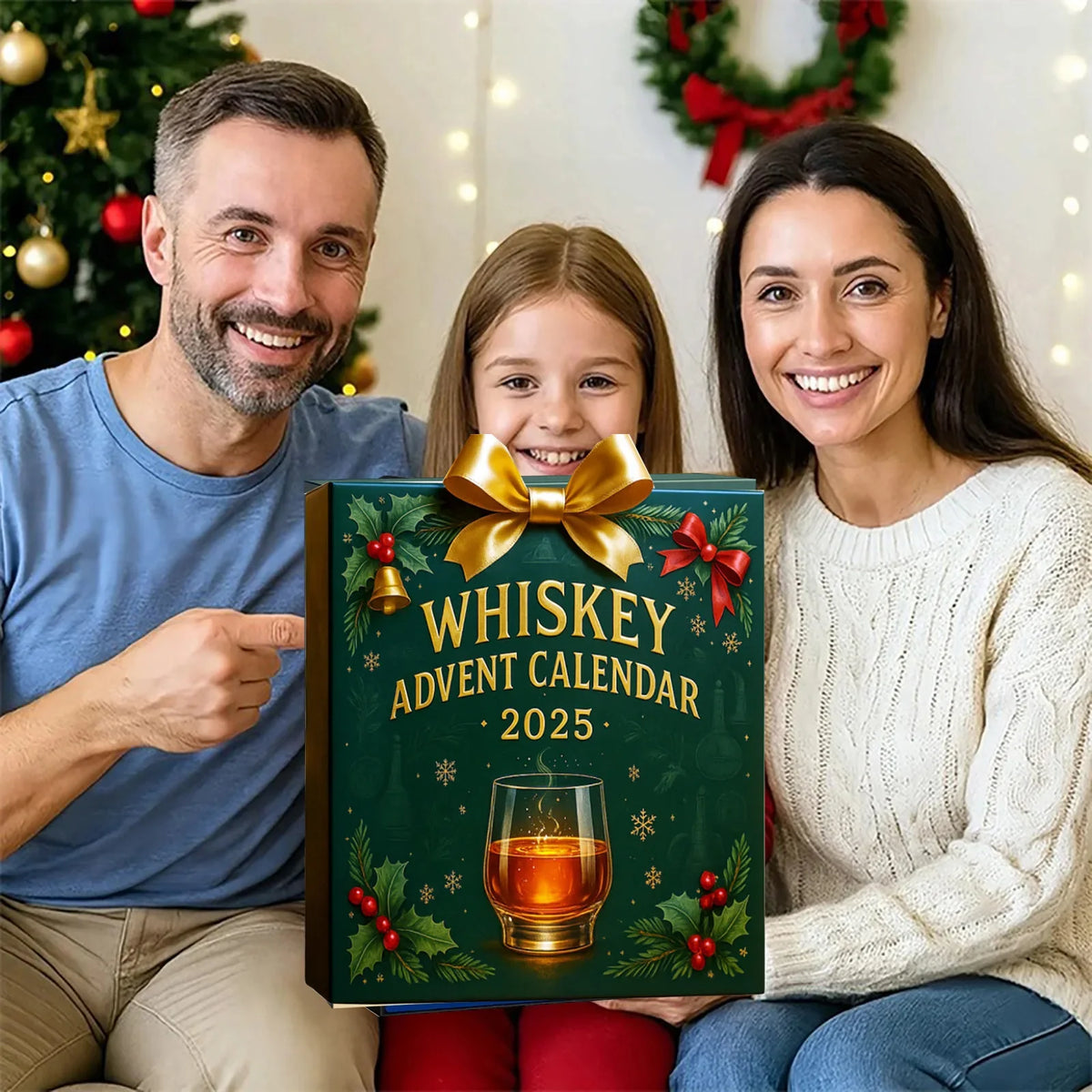 Adventskalender Mit Whiskyflaschen Dekorationen | Weihnachten