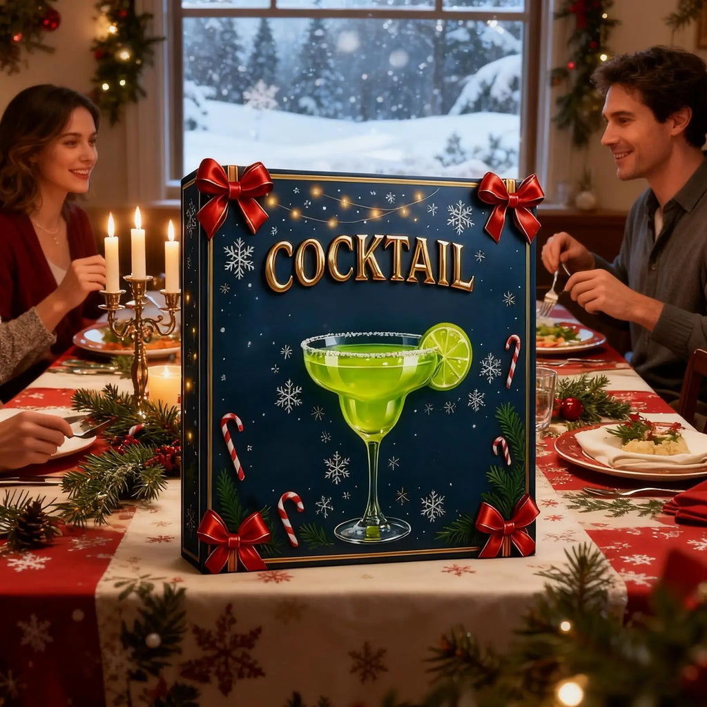 Adventskalender Mit Cocktailflaschen Motiven | Weihnachten