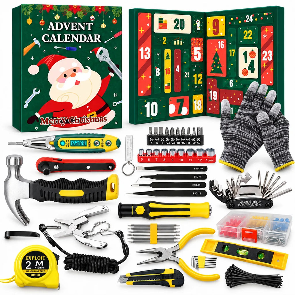 Werkzeug Adventskalender Mit Heimwerker Handwerkzeugen | Basteln