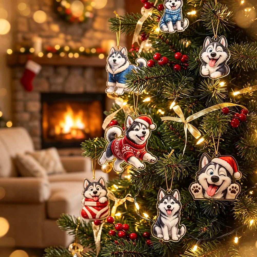 Hunde Adventskalender Mit Weihnachtsschmuck | Weihnachten