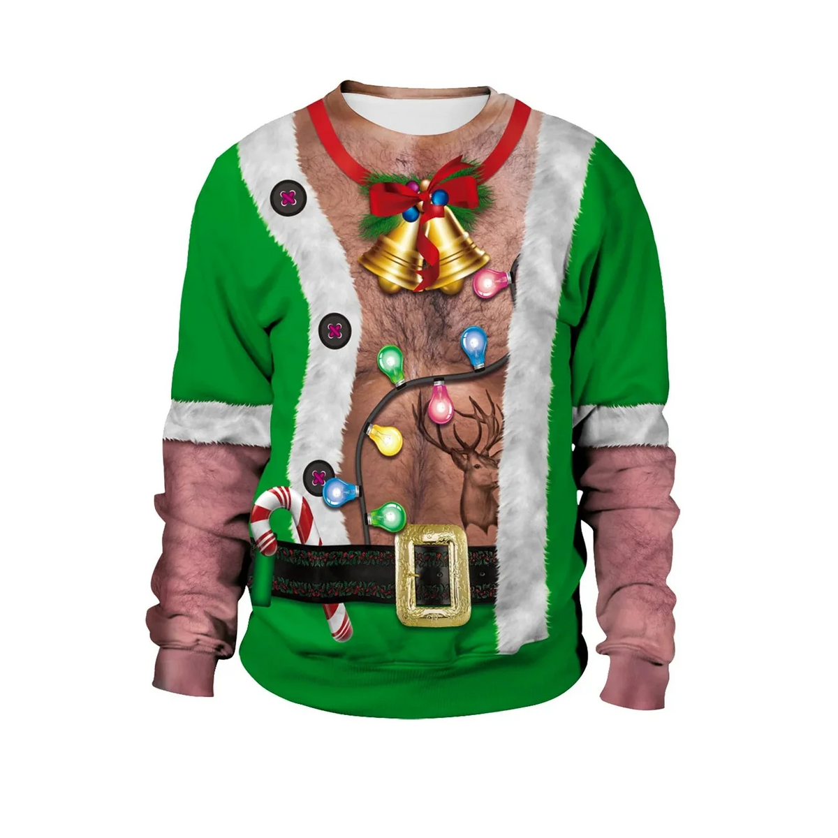 Herren Pullover Strick Gerippter Weihnachts | Winter