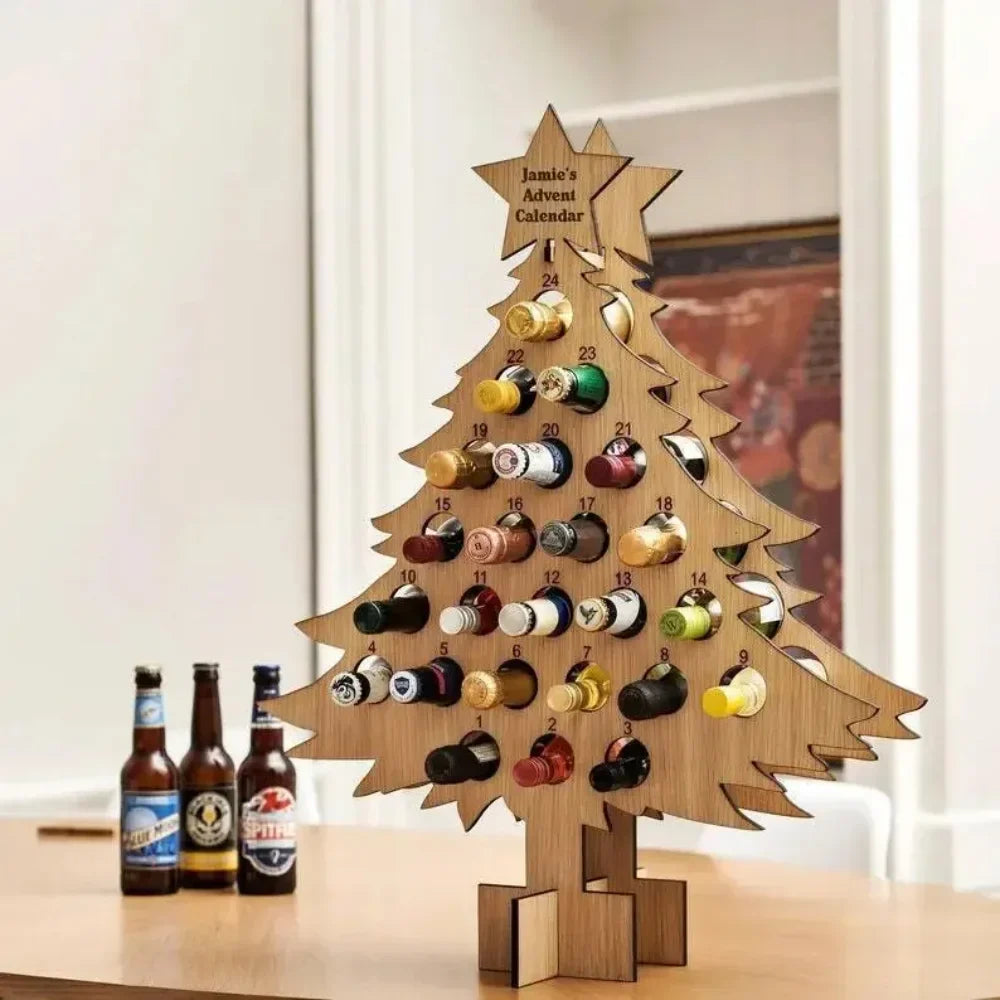 Flaschenständer Adventskalender Für Wein Und Whisky | Weihnachten
