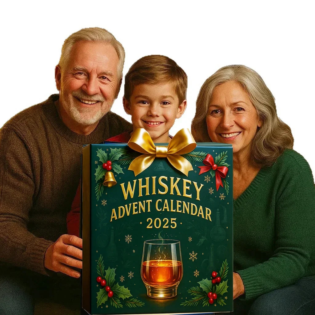 Adventskalender Mit Whiskyflaschen Dekorationen | Weihnachten