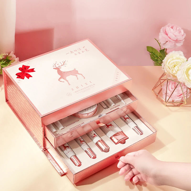 Schmink Box Mit Lippenstift Und Lidschatten | Kosmetik