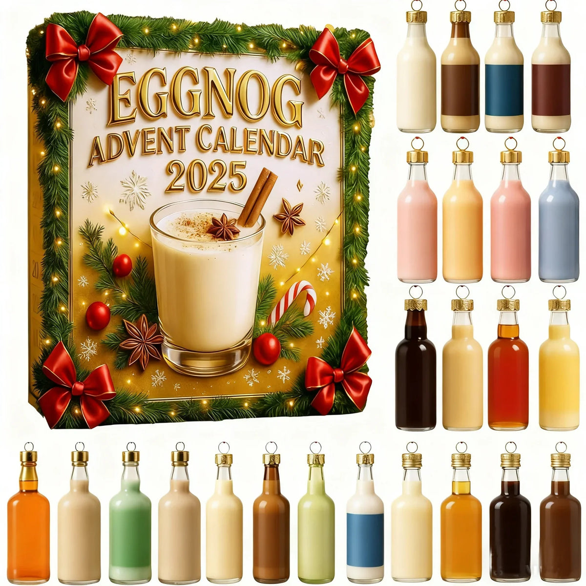 Adventskalender Mit Whisky Baumanhängern | Weihnachten