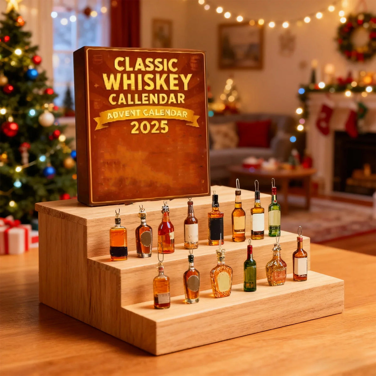 Adventskalender Mit Whisky Baumanhängern | Weihnachten