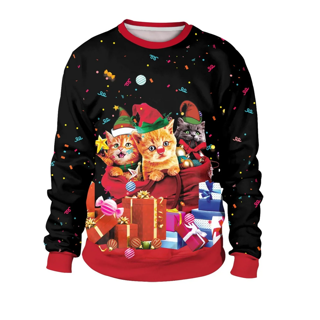 Herren Pullover Strick Gerippter Weihnachts | Winter