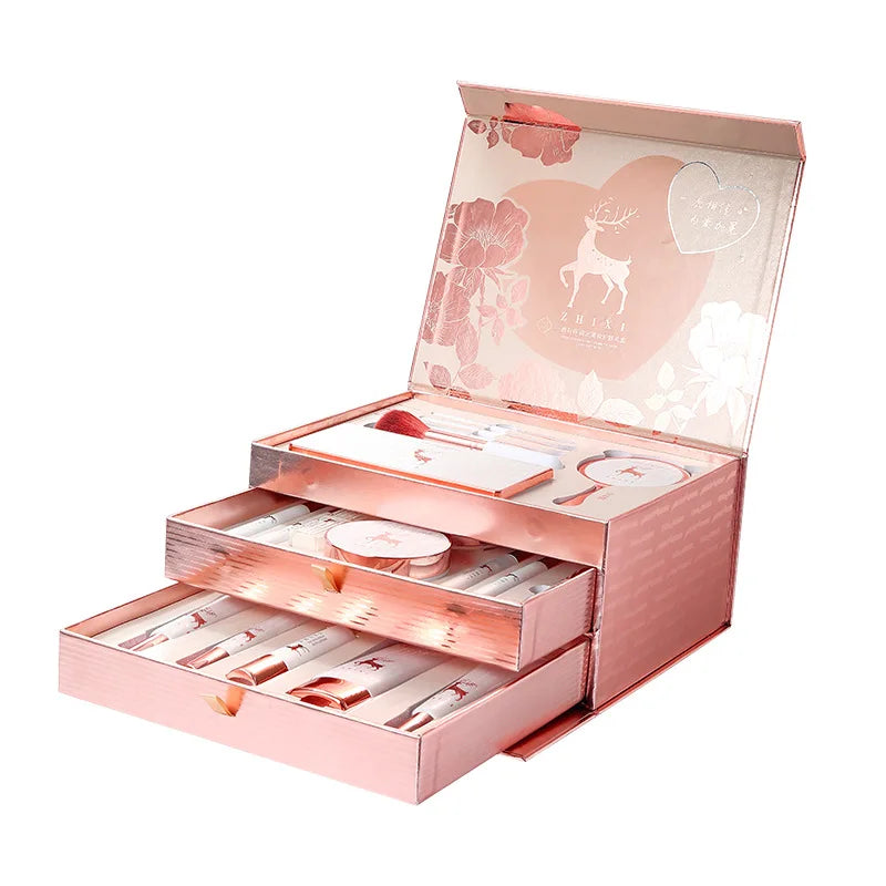 Schmink Box Mit Lippenstift Und Lidschatten | Kosmetik