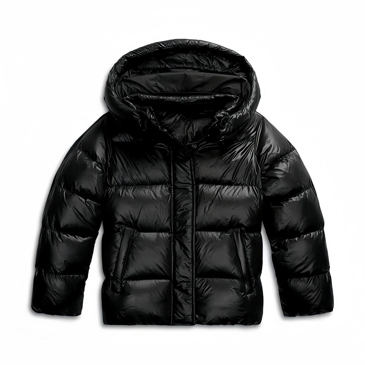 Damen Jacke Daunen Winter Reissverschluss Mit Kapuze | Kurze