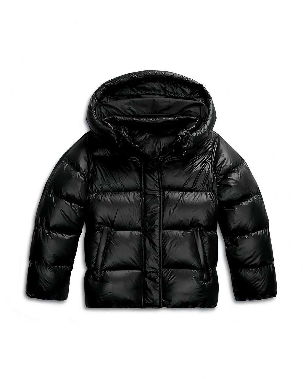 Damen Jacke Daunen Winter Reissverschluss Mit Kapuze | Kurze