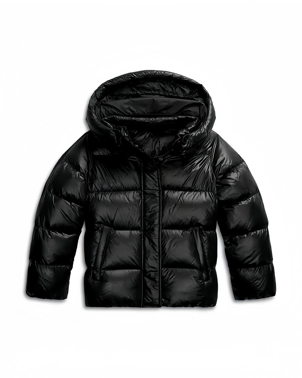 Damen Jacke Daunen Winter Reissverschluss Mit Kapuze | Kurze