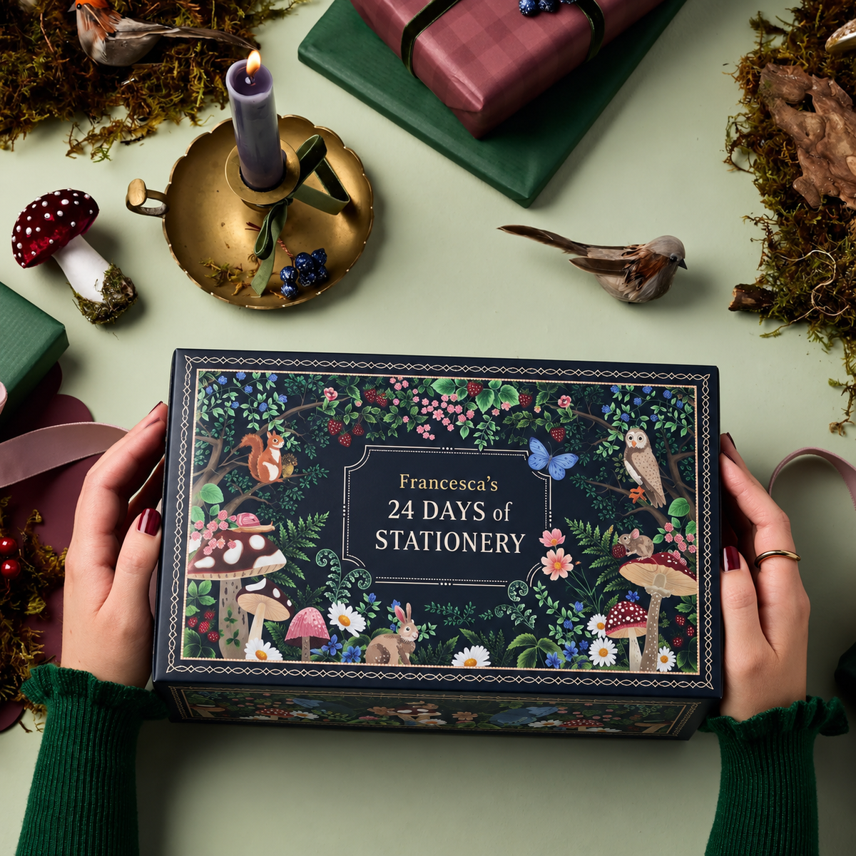 Schreibwarenbox Adventskalender Für 24 Tage | Weihnachten