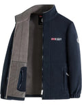 Herren Jacke Warm Stehkragen Reissverschluss | Winter