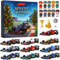 Rennsport Adventskalender Mit Autos, Pokalen Und Figuren | Weihnachten