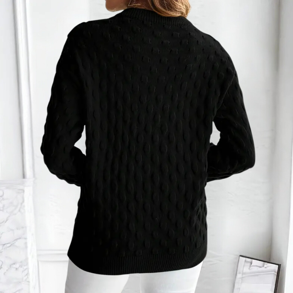 Damen Strickpullover aus Kaschmir | Rundhalsausschnitt