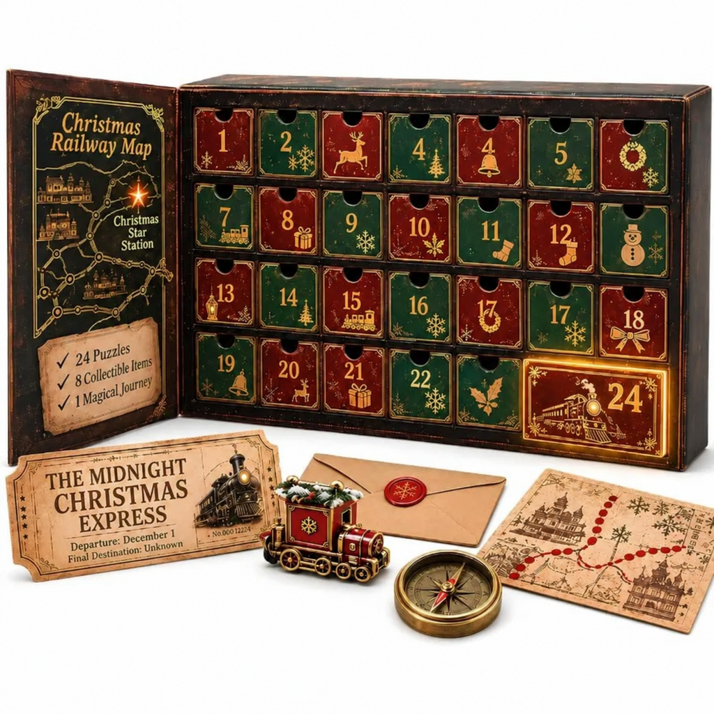 Mystery Rätsel Adventskalender Mit Escape Room Herausforderungen | Weihnachten