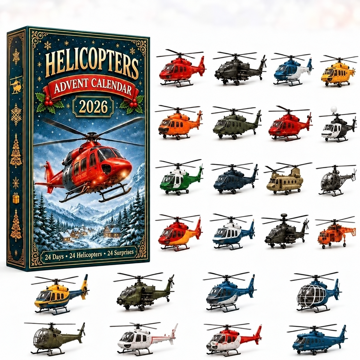 Sammelspielzeug Adventskalender Mit Miniaturen | Weihnachten