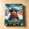 Hochlandrind Adventskalender Mit Mini-Figuren | Weihnachten