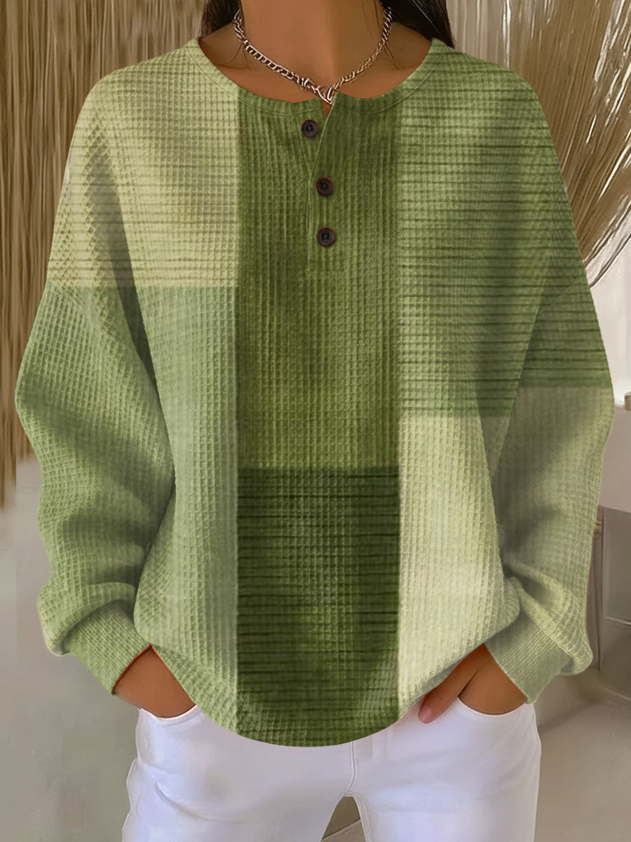 Damen Pullover Strick Gerippter Winter | Mit Rundhalsausschnitt