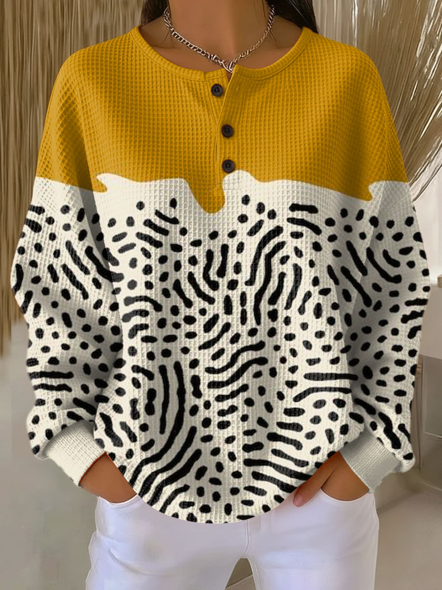 Damen Pullover Strick Gerippter Winter | Mit Rundhalsausschnitt