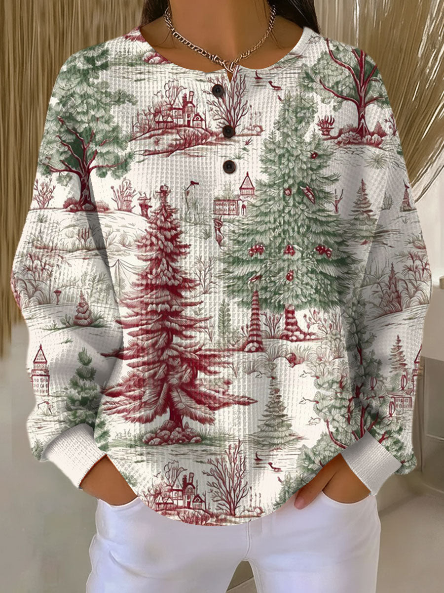 Damen Pullover Strick Gerippter Winter | Mit Rundhalsausschnitt