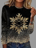 Damen Pullover Strick Schwarz Winter | Weihnachts