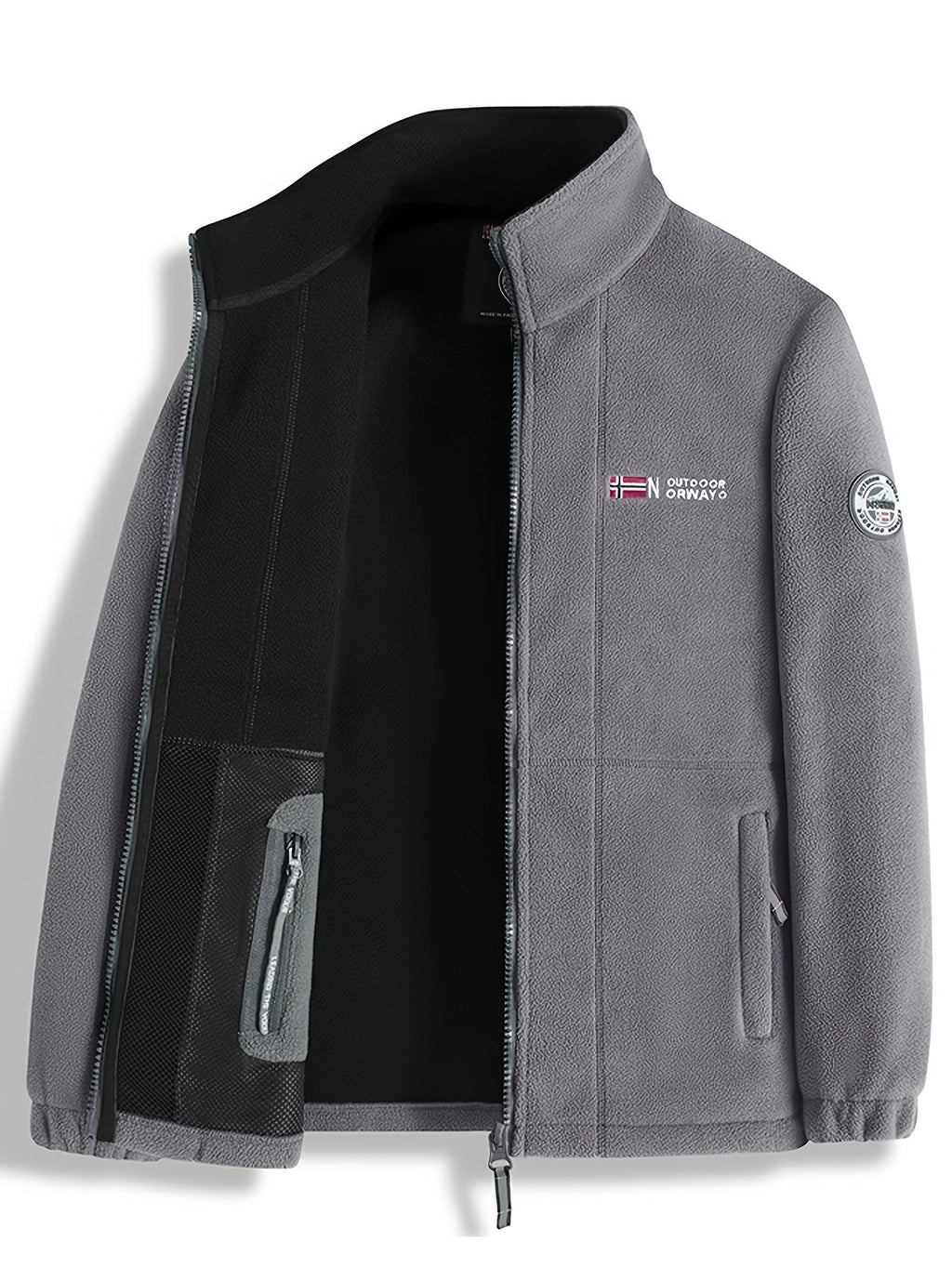 Herren Jacke Warm Stehkragen Reissverschluss | Winter