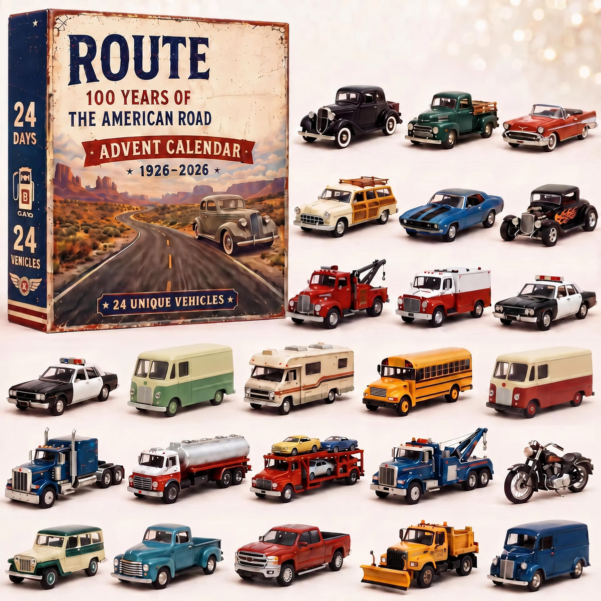 Rennsport Adventskalender Mit Sammelbaren Ornamenten | Festlichkeiten