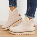 Damen Winter Plateau Ankle Stilefe | Zum Hineinschlüpfen