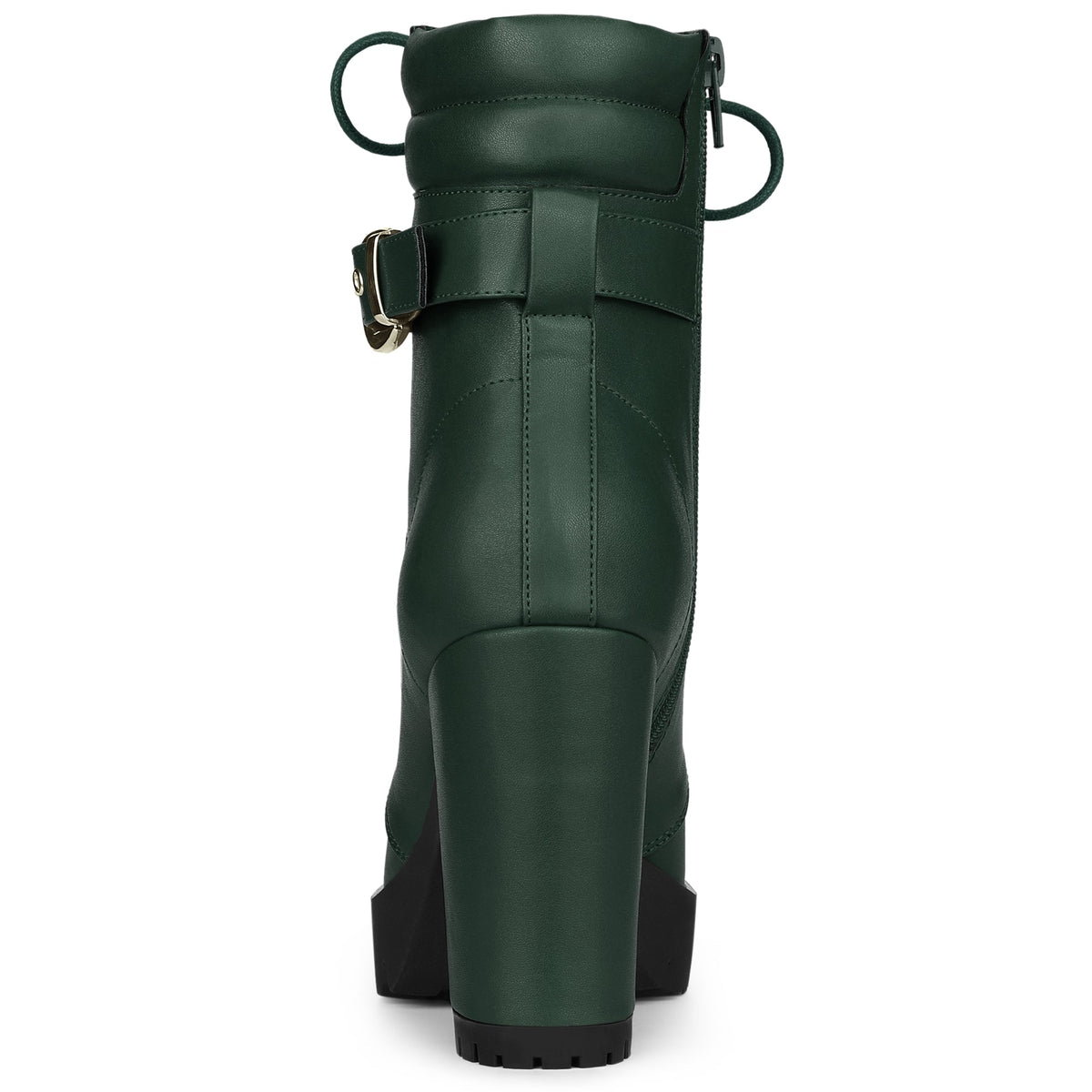 Damen Stiefeletten Schnalle Winter Schnürung | Hoher Absatz