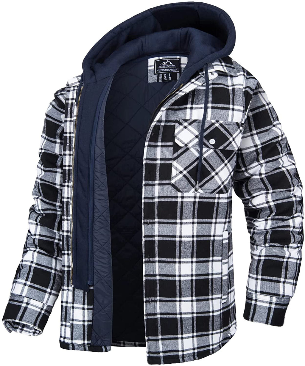 Herren Jacke Winter Langarm Mit Kapuze | Reissverschluss