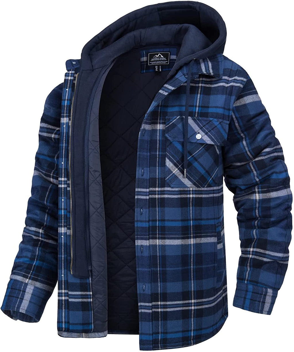 Herren Jacke Winter Langarm Mit Kapuze | Reissverschluss